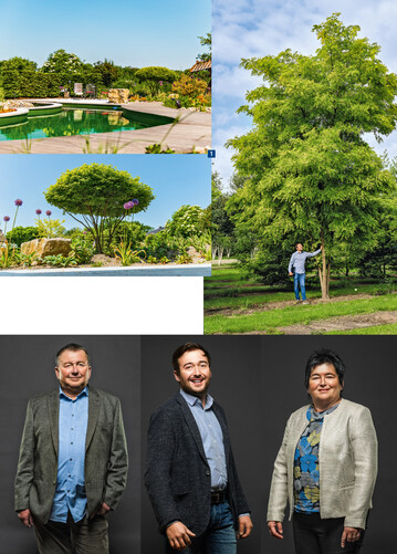  Bernhard, Alexander und Birgit Eichler sind Gartenideen Eichler; ein echtes Familienunternehmen. 