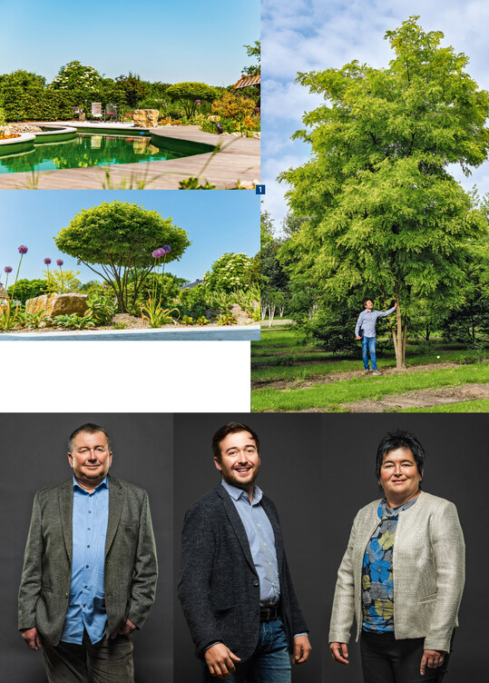 Bernhard, Alexander und Birgit Eichler sind Gartenideen Eichler; ein echtes Familienunternehmen. 