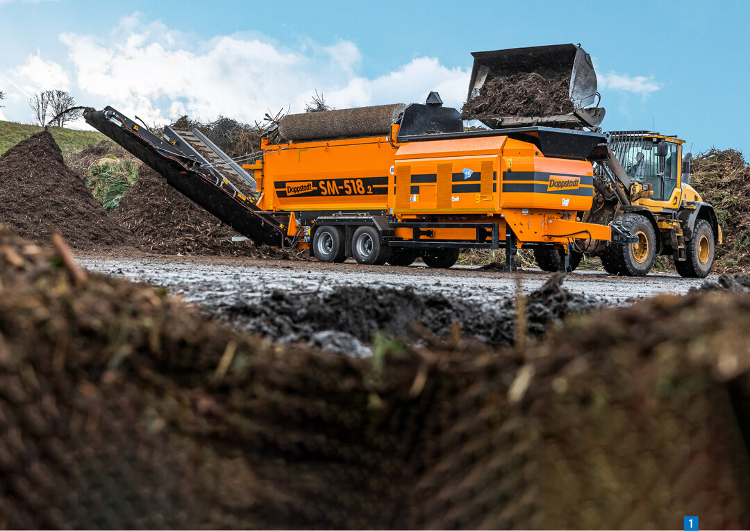 Doppstadt bietet mit seinem aktuellen Modell 518.2 eine Fülle an Standards und Optionen für die Verarbeitung von vielen verschiedenen Aufgabematerialien.