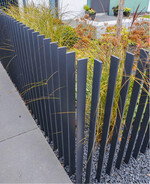 Igelfreundlicher Metallzaun