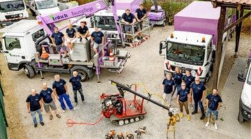 Wenn die Nutzer Mitbesitzer werden: Leitsch-Team mit einem Teil der Ausrstung