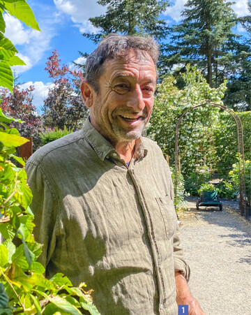 Thomas Till hat sich mit dem Glashaus fr Gartenkultur einen Traum erfllt.