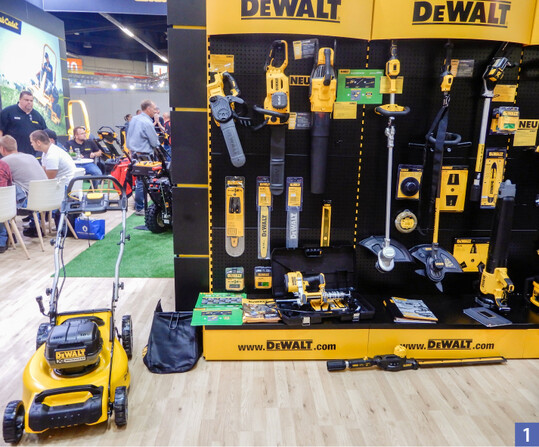 Ein neuer Player im Akku-Gartentechnikbereich ist DeWalt.
