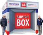 Benedikt (l.) und Sebastian Leinweber mit ihrer Baustoffbox