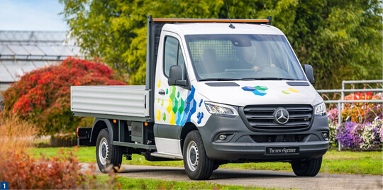 Der neue eSprinter kommt Ende 2023 auf einer speziellen Elektro-Plattform.