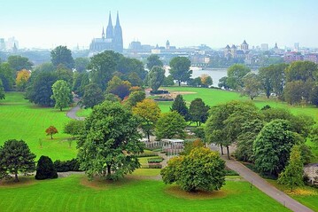 Siegte dieses Jahr beim Parkwettbewerb: Rheinpark in Kln