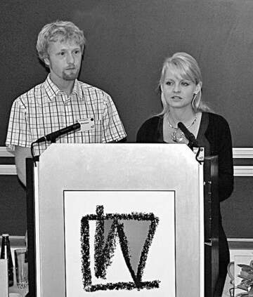 Erhielten den Frderpreis: Eggo Borchers und Ariane Schuster 