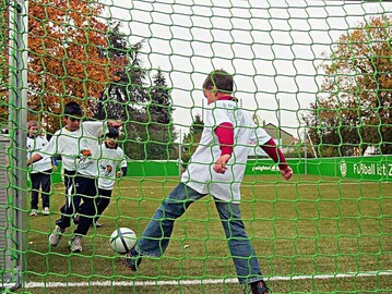 Die neuen Mini-Spielfelder sorgen fr Spa und Bewegung
 