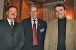Lüder Nobbmann (Mitte), Thomas Vohrer (links), Martin Walser (rechts)