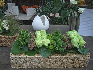 Moderne Floristik im Geschft am Bornheimer Friedhof