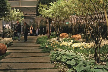 Der Gewinner des Giardina Awards in Gold: der Showgarten „Weier Frhling“ der Trb fr Grn AG aus Horgen/CH