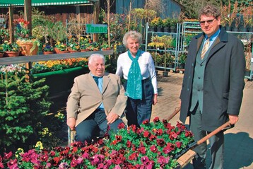 Betriebsgrnder Siegfried Haase, Ehefrau Helga und Sohn Bernd Haase, der das Unternehmen seit 1997 fhrt