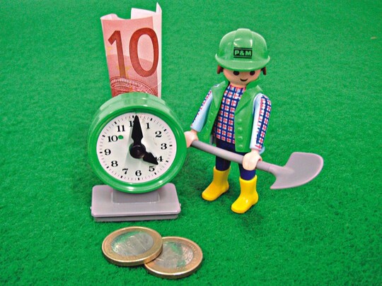 Im GaLaBau wird meist Zeitlohn gezahlt – geleistete Arbeitszeit wird entlohnt