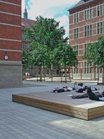 Sieger in der Kategorie Ästhetik: Schulhof des Oberstufenzentrums Sozialwesen in Berlin-Friedrichshain von Kirk + Specht