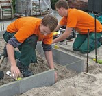 Dirk Lünnemann (vorne) und Jan-Hendrik Röhr siegten beim Wettbewerb in Niedersachsen-Bremen