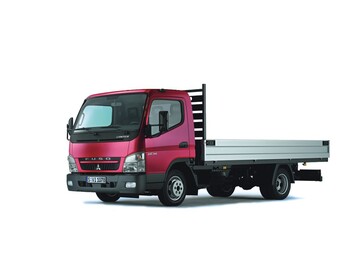 1 Der Mitsubishi Fuso Canter ist auch fr strengere Umweltauflagen gerstet  seine sparsame Euro-5Motorisierung erfllt auch schon den EEV-Standard