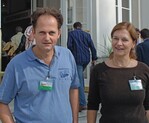Leisteten bei der Kongressorganisation ganze Arbeit: Paul Luther, GaLaBau-Unternehmer aus Meran/I, und Anja Werner, Präsidentin der italienischen Schwimmteichbauer