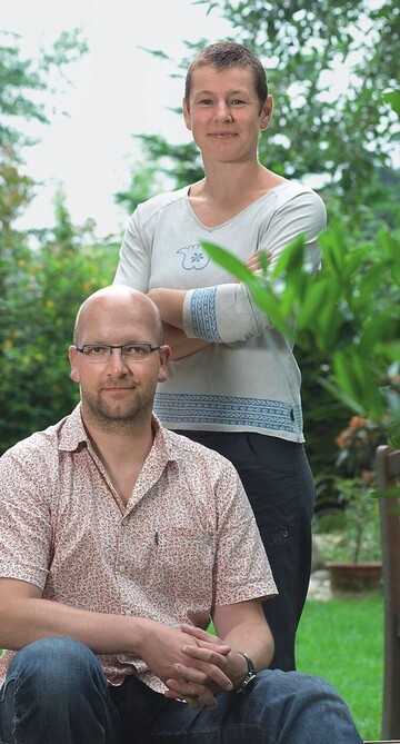 1 Zwei Unternehmer mit hohem Anspruch an den eigenen Auftritt: Andrea Ldemann und Dirk Teske 