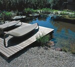 8 ... Schwimmteich der Pension Kessler in Dorf Tirol. Mit der Holzbauweise ist galanthus besonders bei Hotels erfolgreich.