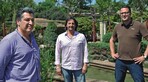 1 Toni und Joan Nadal sowie Alexander Zingg (von links) führen Jardins de Tramuntana.