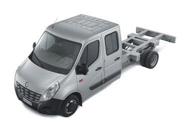 Der Rahmen des Renault Master der neuen Generation ist fr schwere Lasten ausgelegt.