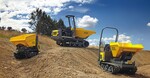 Kettendumper für schwieriges Gelände Wacker Neuson präsentiert eine komplette Reihe von Kettendumpern: die neue DT Serie. Von 0,5 bis 2,5 Tonnen Nutzlast ist die Palette an Maschinen auf fünf Nutzlastklassen erweitert worden – verfügbar in Diesel- oder Be