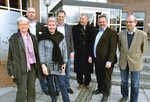 Bildeten das Referenteam in Wolbeck: Bischöfin a.D. Maria Jepsen, Markus Reher, Prof. Cordula Loidl-Reisch, Stefan Tripp, Hans-Joachim Schulz, Klaus Hölcke und Prof. Wolfgang Ziegler