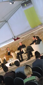 Eine Podiumsdiskussion mit den Referenten bildete den Höhepunkt der FREIRAUM.