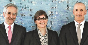 Reinhold Knittel, Claudia Lex und Gerhard Sehnert (v. l.)