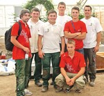 4 Alles Sieger: Die vier Teams aus dem deutschen Sprachraum am Ende des ersten Wettkampftags.