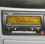 Fahrtenschreiber in einem Betriebsfahrzeug