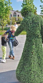 Vorsicht vor bewegtem Grün