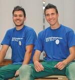 4 Sieger in Erfurt: Aeneas Hantelmann und Sebastian Schepp.