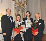 Prof. Dr. Steffen Wittkowske (DGG), Autorin Andrea Heistinger, Susanne Böttcher (Ulmer Verlag), DGG-Präsident Karl Zwermann