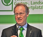 VGL-Präsident Hans Christian Leonhards darf die Mitglieder auch 2016 in der Stadthalle seiner Heimatstadt empfangen.