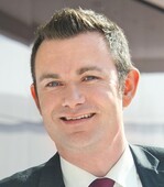 Projektleiter Stefan Dittrich ist zufrieden mit dem Stand der GaLaBau-Vorbereitungen