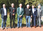Jubiläum: Dr. Michael Schlosser, Johannes Prügl, Wolfgang Jansen, Rainer Götz, Klaus Sienholz und Heinz Bahnmüller