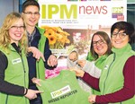 Mit Spaß dabei: Messe-Zeitungsteam der „IPM news“