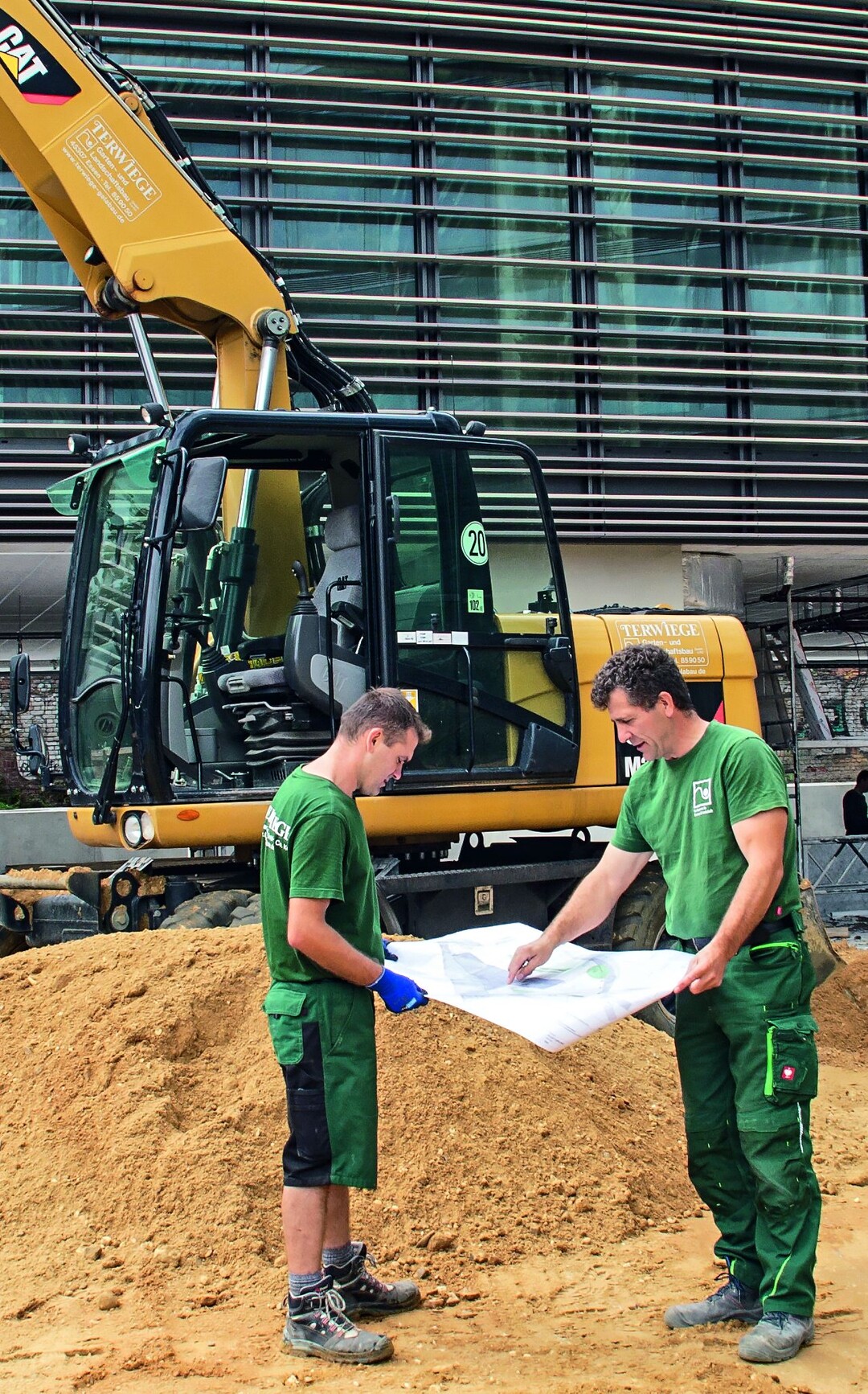 Grobaustellen mit intensiver Planabstimmung sind fr die Mitarbeiter von Terwiege tgliches Brot.