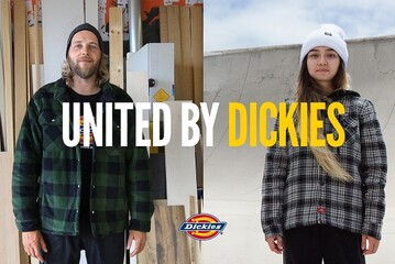 Dickies launcht die erste globale Marketingkampagne, die das Handwerk und die Verbundenheit
durch Inspiration wrdigt.