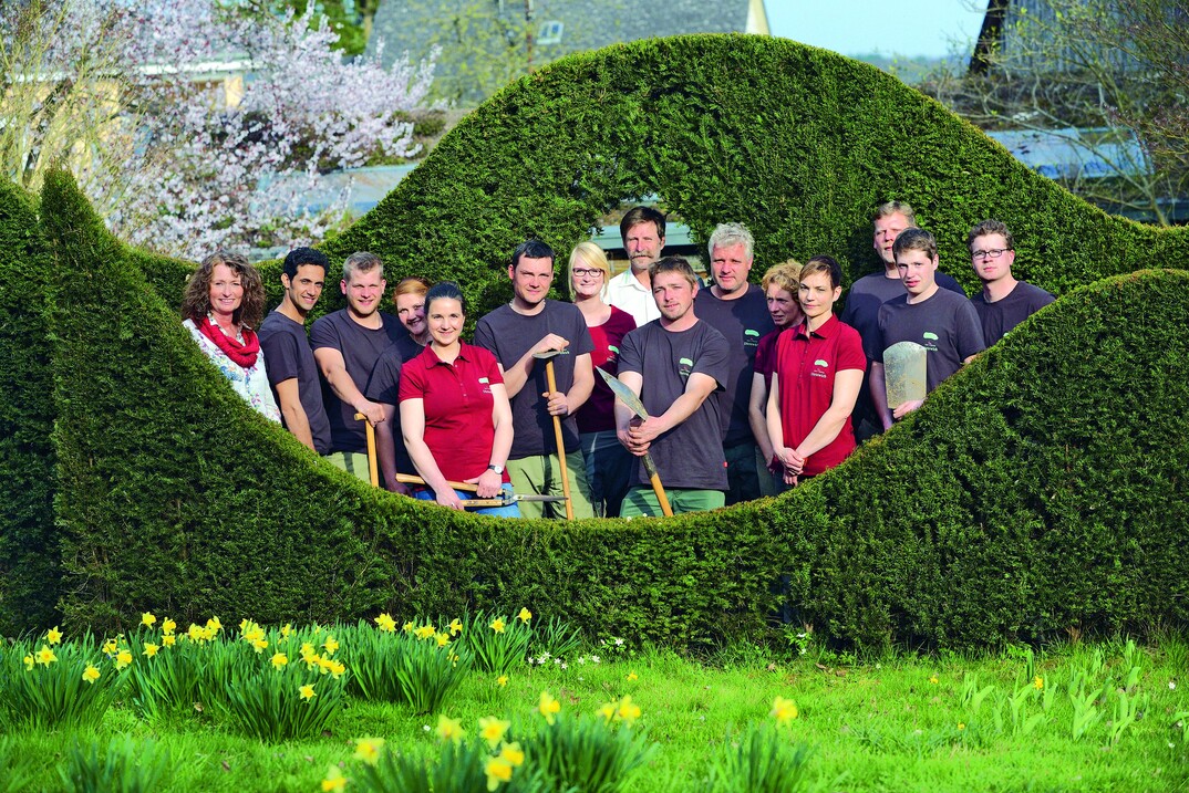 Zusammen mit ihrem Team sorgt die Familie in der Region für "Lust auf Garten"