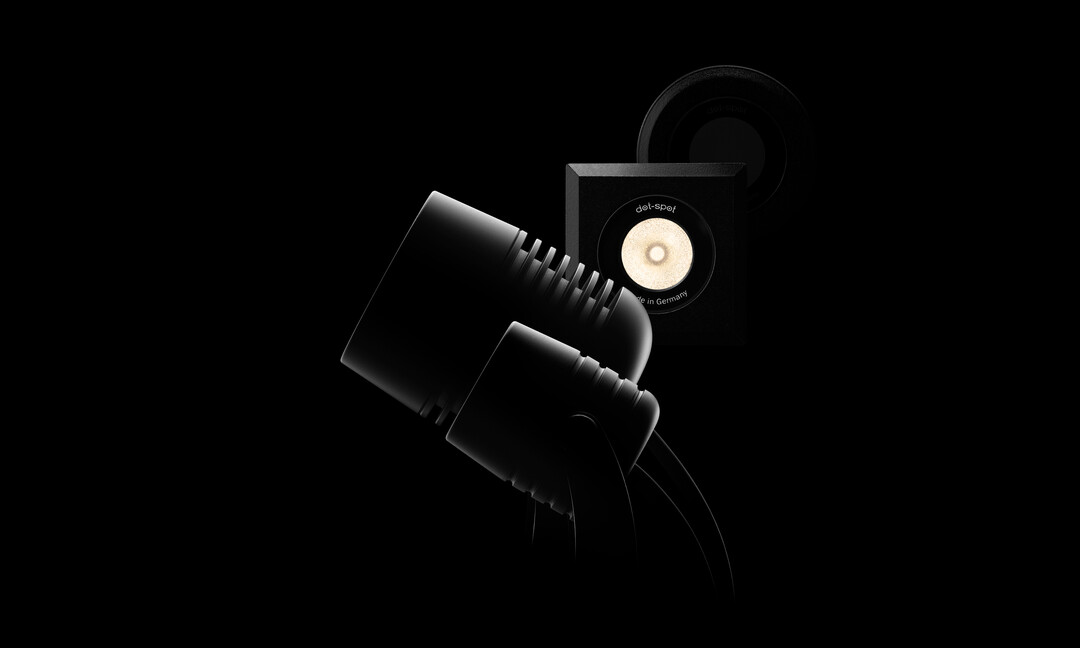 Die neue Leuchtenlinie black series von dot-spot in V4A Edelstahl schwarz.