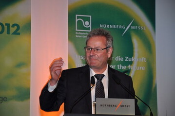 Zufrieden mit der 20. Auflage der GaLaBau: BGL-Prsident August Forster.