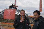 Auch gerne genommen: einfach mal am Stand eine Art Interview machen - wie bei Kubota.