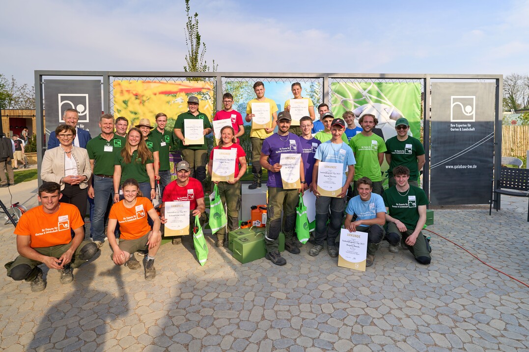 Acht Teams nahmen am Landschaftsgrtner-Cup teil.