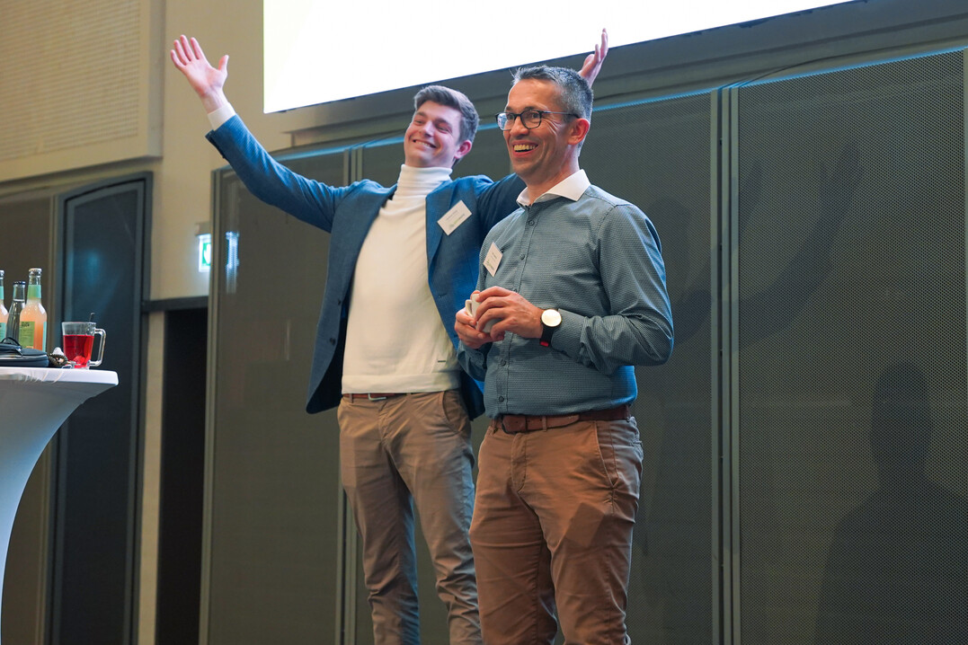 Andreas Kamp (li.) und Björn Joachim