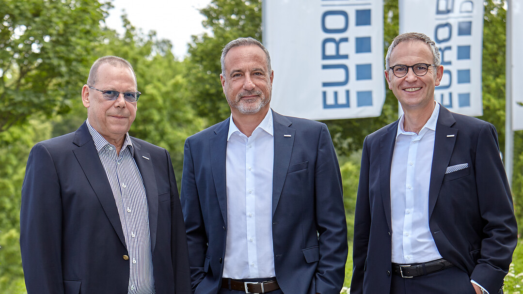Die EUROBAUSTOFF Geschftsfhrung (v. l.): Jrg Hoffmann, Dr. Eckard Kern (Vorsitzender) und Hartmut Mller.