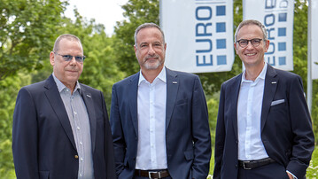 Die EUROBAUSTOFF Geschftsfhrung (v. l.): Jrg Hoffmann, Dr. Eckard Kern (Vorsitzender) und Hartmut Mller.