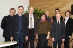vorne: Roger Baumeister (FGL Hessen-Thüringen e. V.); Sven Taraba; Präsident Hans-Jürgen Redeker; Cornelia Pacalaj; Dr. Gerd Reidenbach; Elke Mohnhaupt;
hinten: Prof. Dr. Wolfgang Borchardt; Norbert Mückschel (v.l.n.r.).