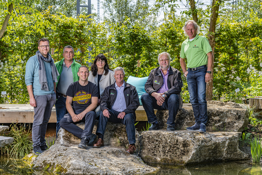 Die Macher des Regionengartens Franken 